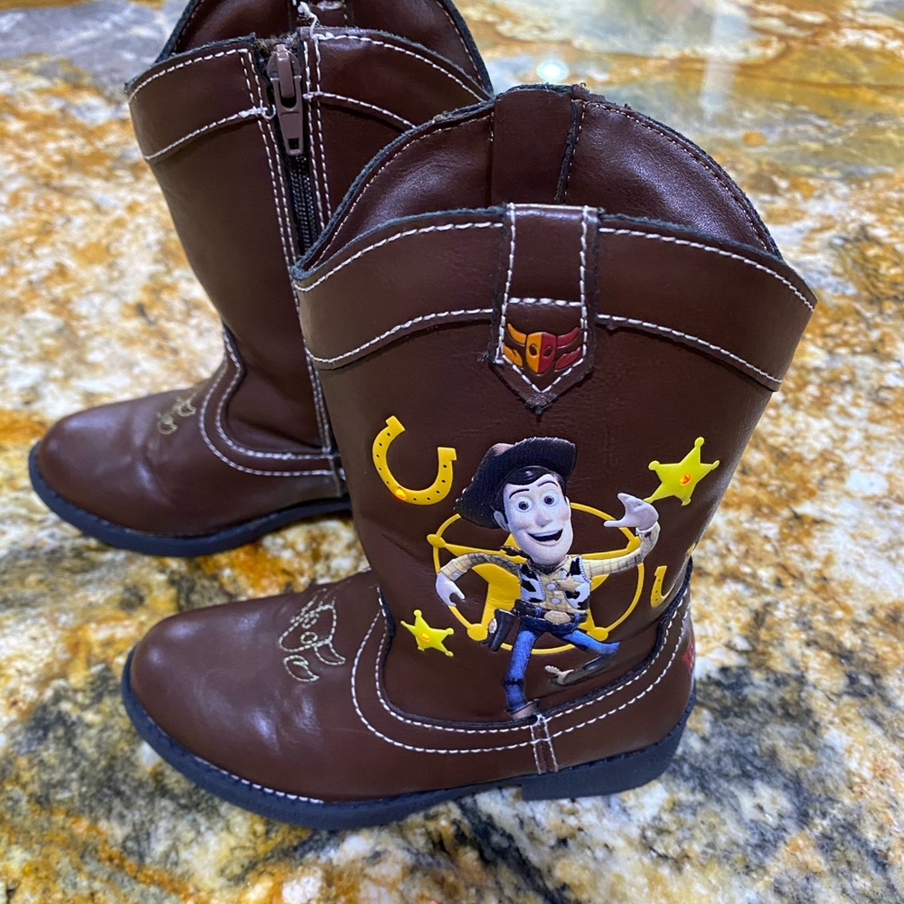 SOLD*** Toddler Twinkling Toy Story Boots 9.0
